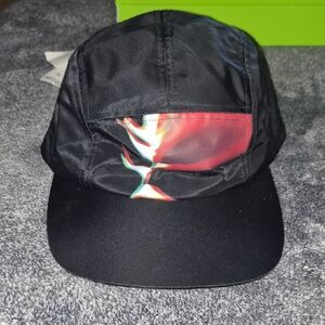 NWT - Cos-Stylish Black Cap with Multicolor Accent
